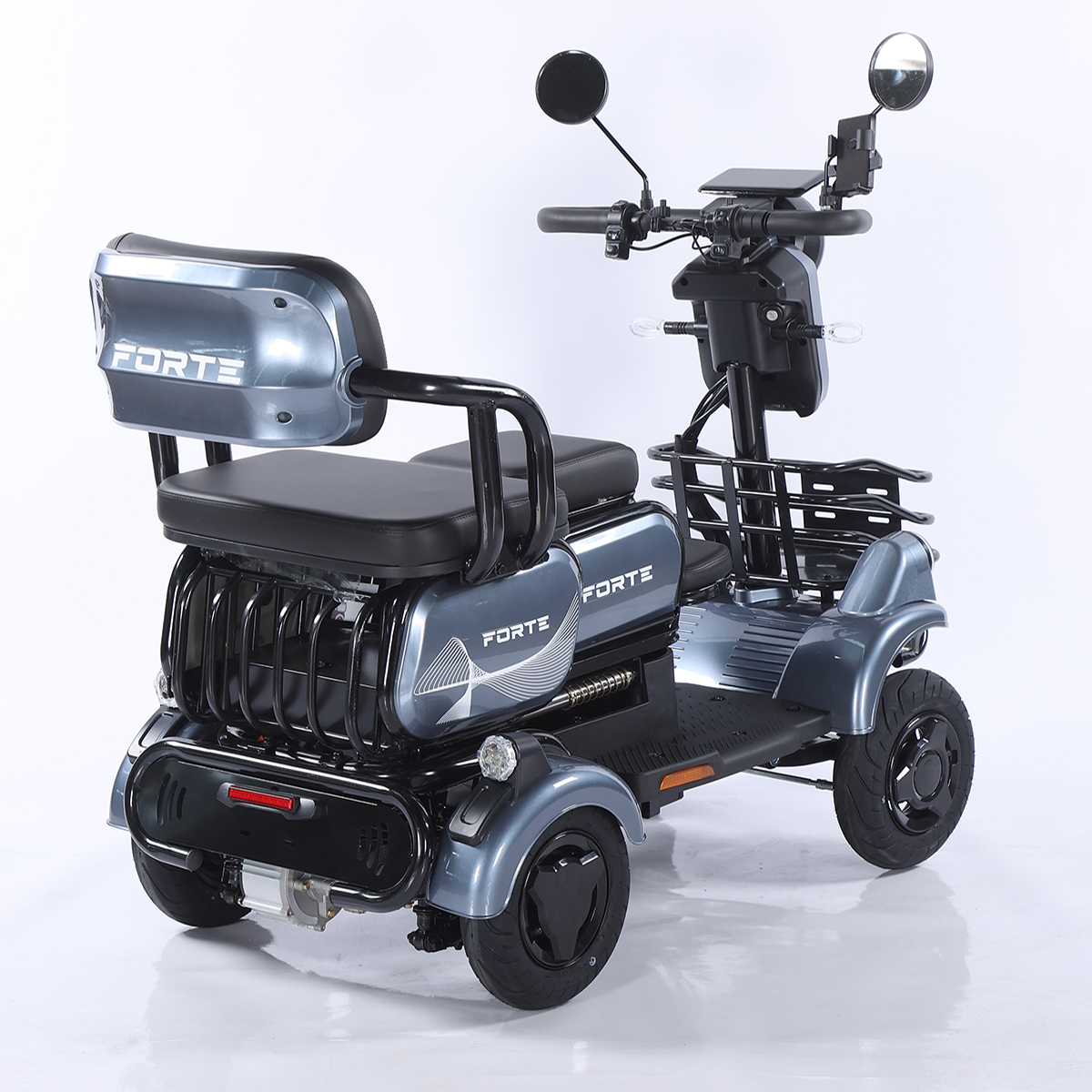 Трицикл аккумуляторный Forte SONIC-WN800S Серый