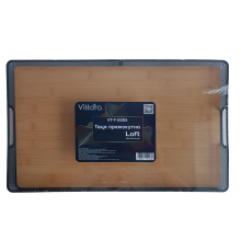 Поднос прямоугольный VT-T-0005 Loft 49.5х29.5х4.5см, Vittora