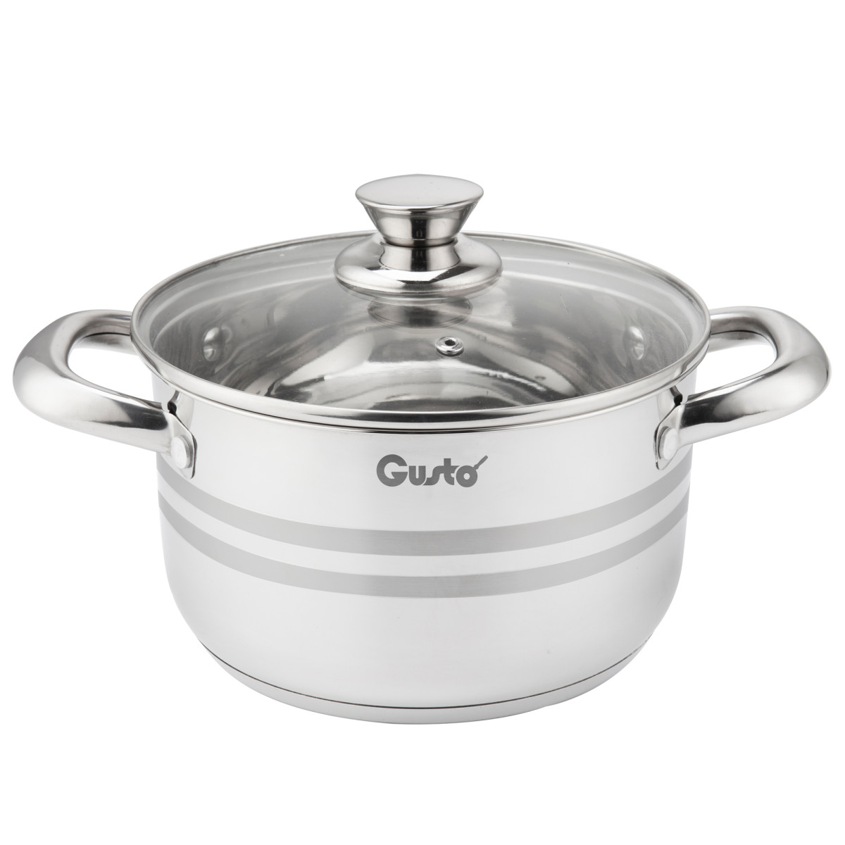 Каструля GT-1502-24 FORCE MATTE 24см, 6.1 л Gusto