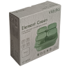 Набор стеклянных пищевых контейнеров VT-161011 Element Green 5 предметов Vittora