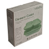 Набор пищевых стеклянных контейнеров VT-161013 Element Green 4 предметов Vittora