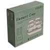 Набор стеклянных пищевых контейнеров VT-161012 Element Grey 5 предметов Vittora