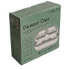 Набор стеклянных контейнеров пищевых VT-161016 Element Grey 3 предметов Vittora