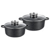 Набір каструль GT-2404-28/30 покриття MARBLE, 4пр. (6.5л/7.9л) Gusto