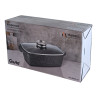 Жаровня GT-2504-32 покрытие MARBLE, 32x22х10.6cм. 5.5л Gusto