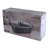 Жаровня GT-2504-32 покрытие MARBLE, 32x22х10.6cм. 5.5л Gusto