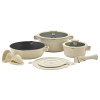 Набор посуды PR-2503 Creamy Cheef, 10 предметов, Pepper