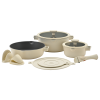 Набор посуды PR-2503 Creamy Cheef, 10 предметов, Pepper