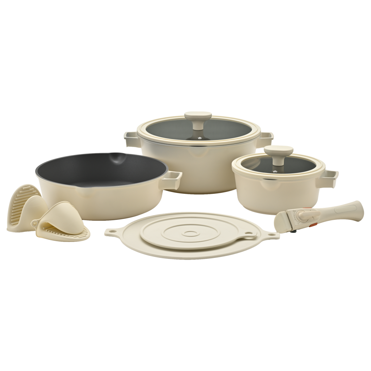 Набор посуды PR-2503 Creamy Cheef, 10 предметов, Pepper