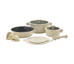 Набір посуду PR-2503 Creamy Cheef, 10 предметів, Pepper