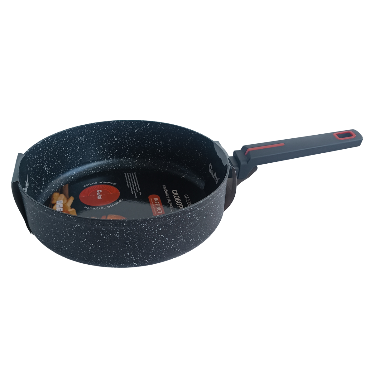 Сковорода GT-2900-26 з термоіндикатором INSTINCT 26 cм. Gusto