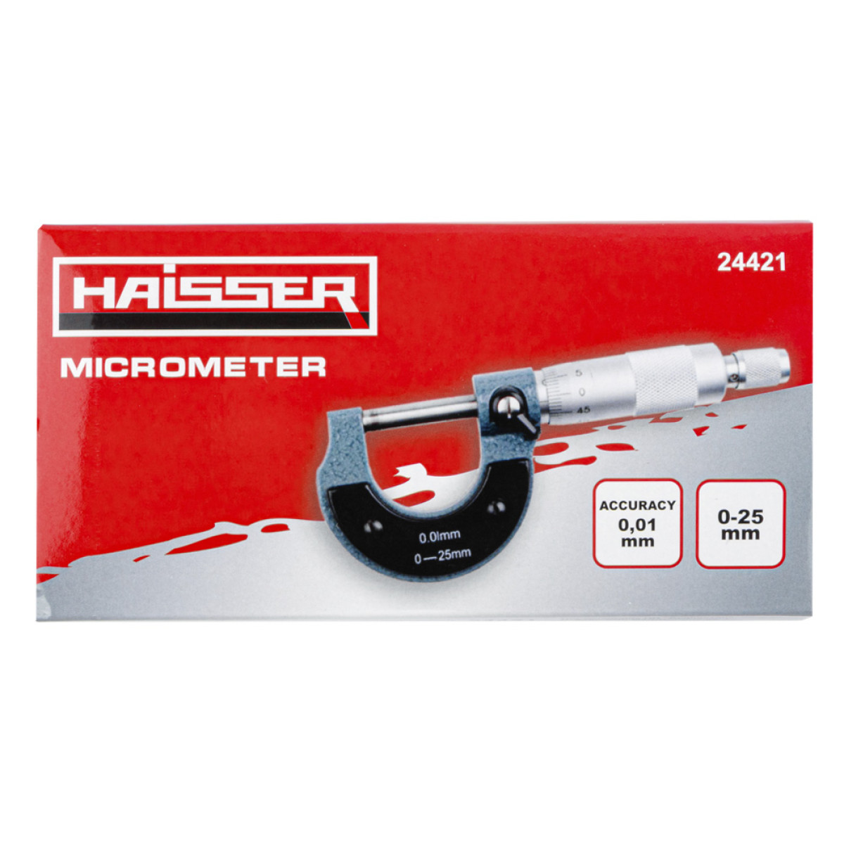 Haisser 24421 Мікрометр ручний металевий
