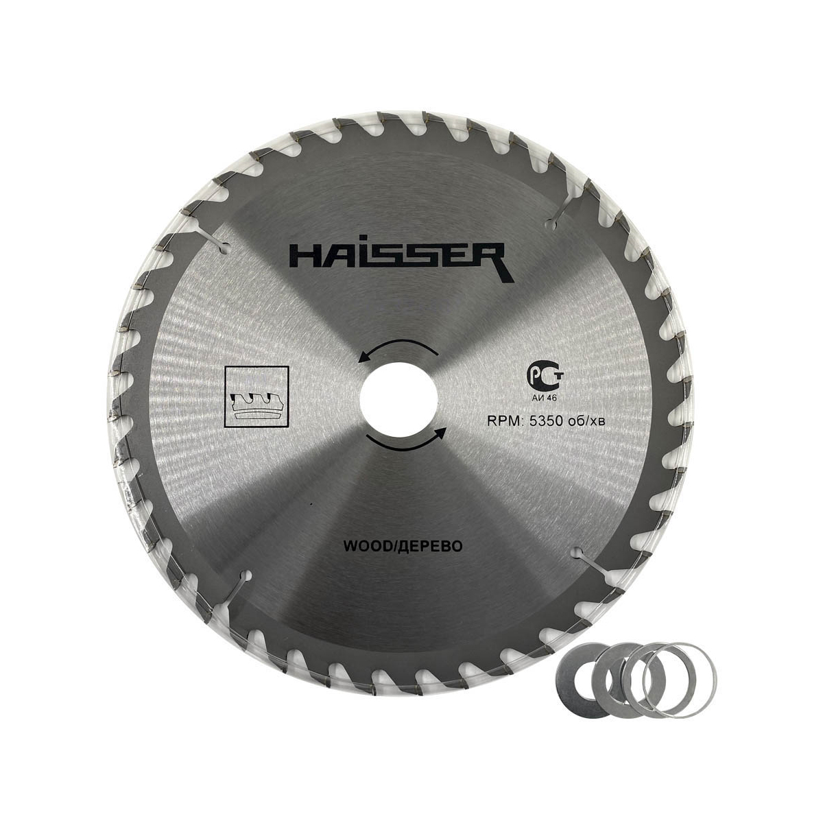 Haisser Диск пильний по дереву 210х30 50 зуб