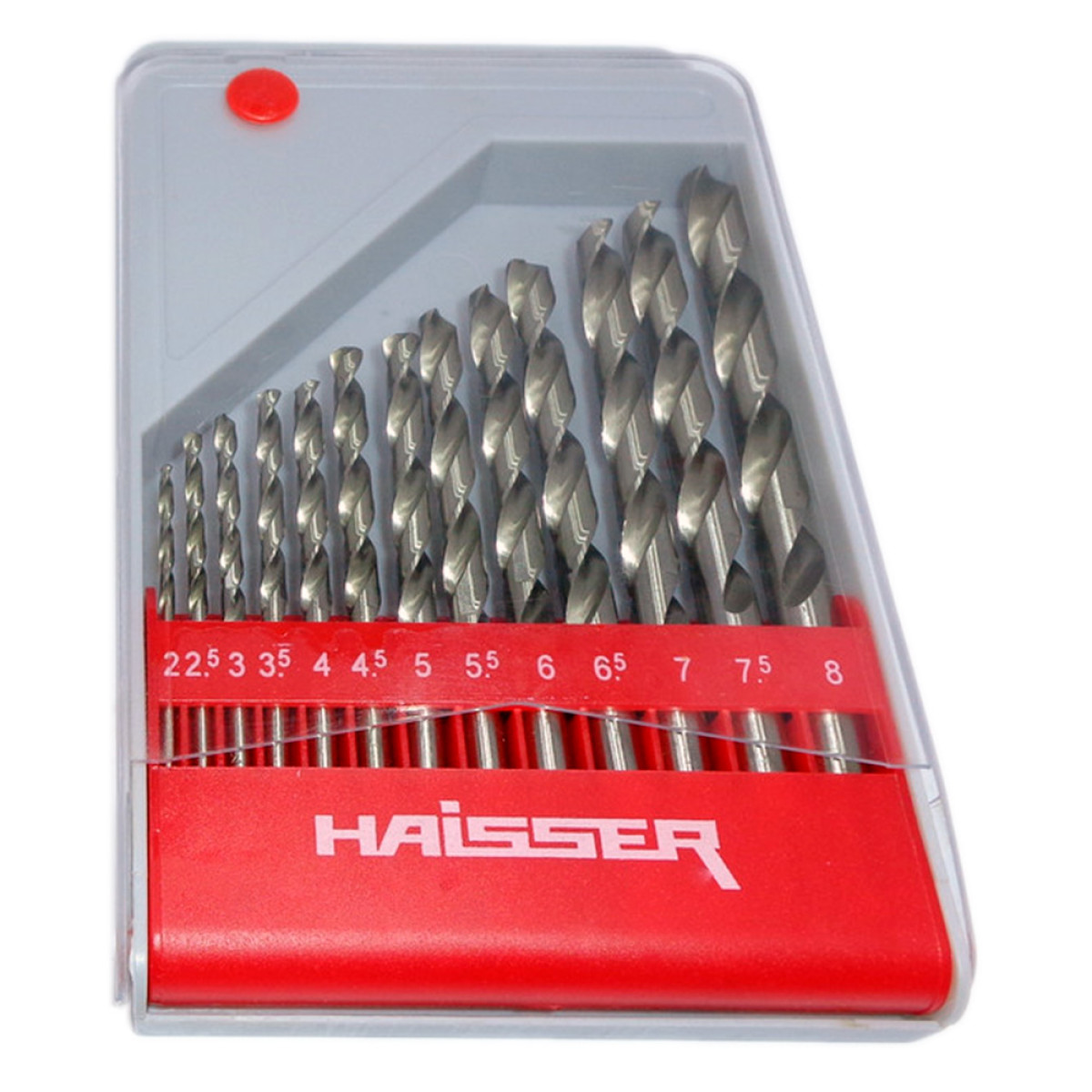 HAISSER HSS - (2-8) х5мм Набір свердел по металу 13шт