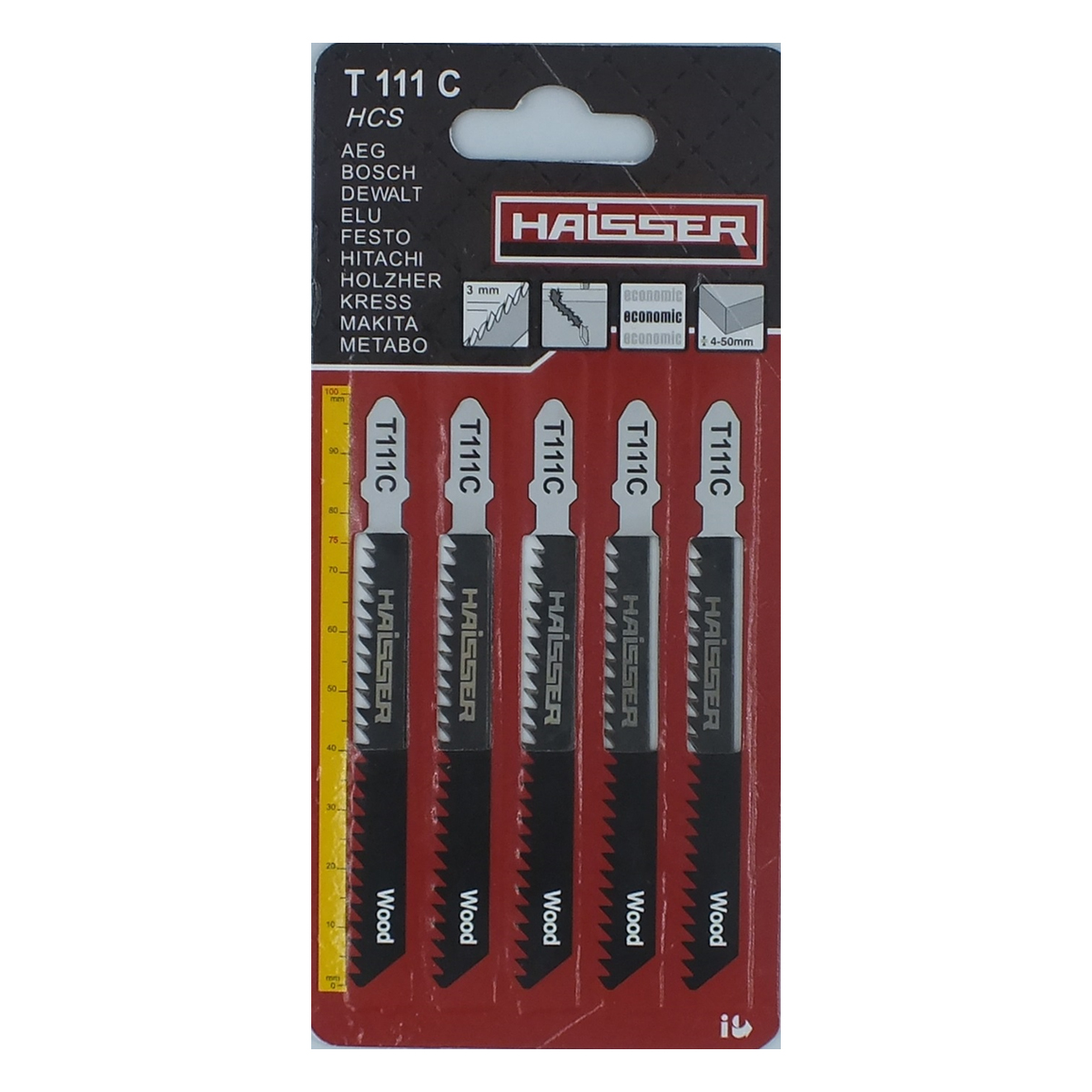HAISSER Т111С Набор пильных полотен 5шт