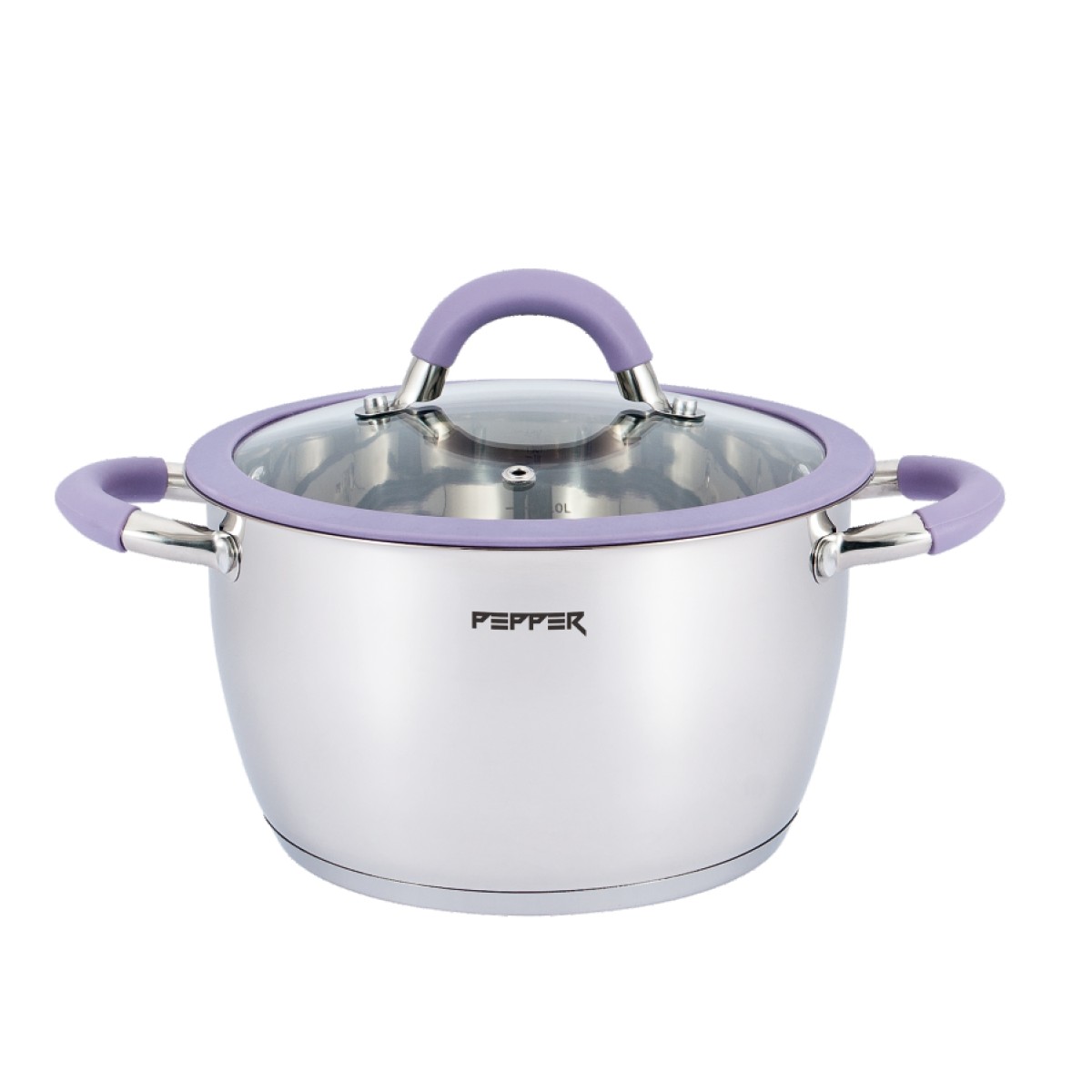 Каструля PR-1109-16 Purple iris Кришка з силіконовим обідком 16 см 1.6 л PEPPER