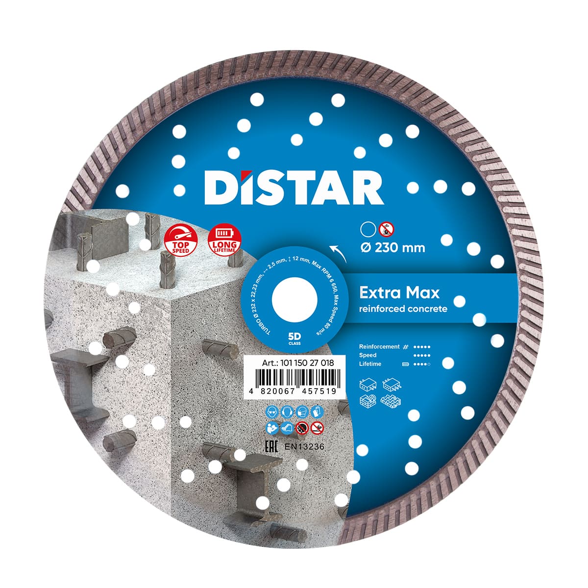 Круг алмазний DISTAR Turbo - 232 Extra Max