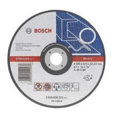 Круг зачистный по металлу 180х6,0х22,2 мм (2608600315) Bosch