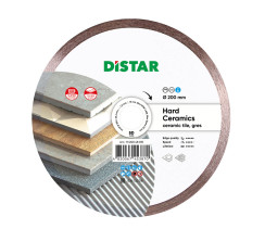 Круг алмазний відрізний Distar 1A1R Hard ceramics (200x1.6 / 1.2x10x25.4 мм)