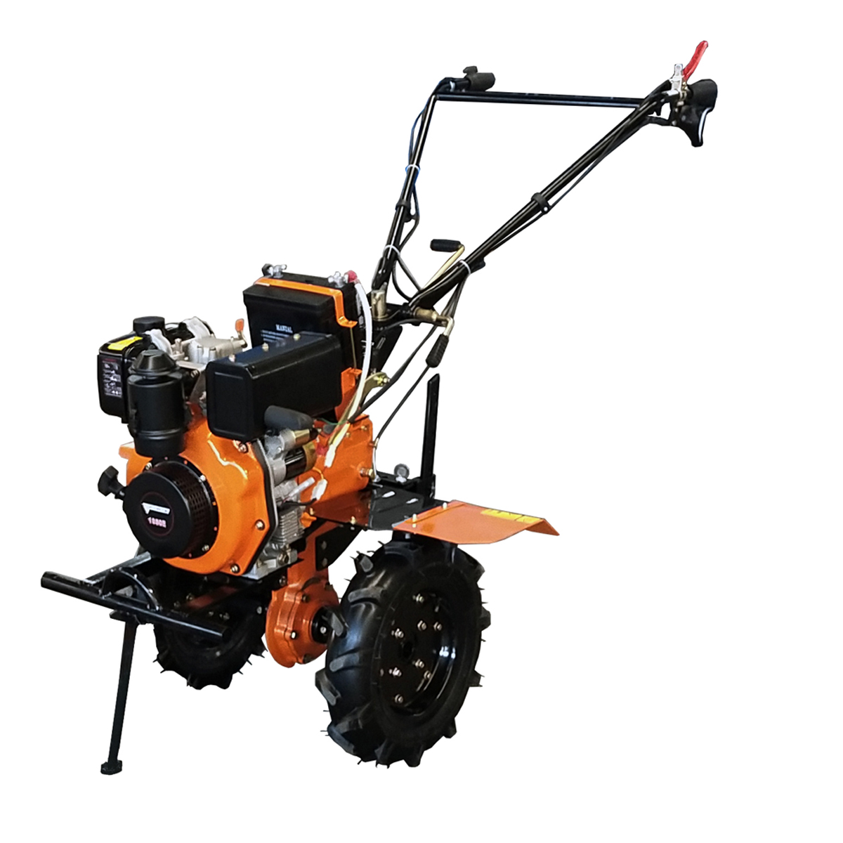 Мотоблок дизельний Forte 1050E, колеса 10