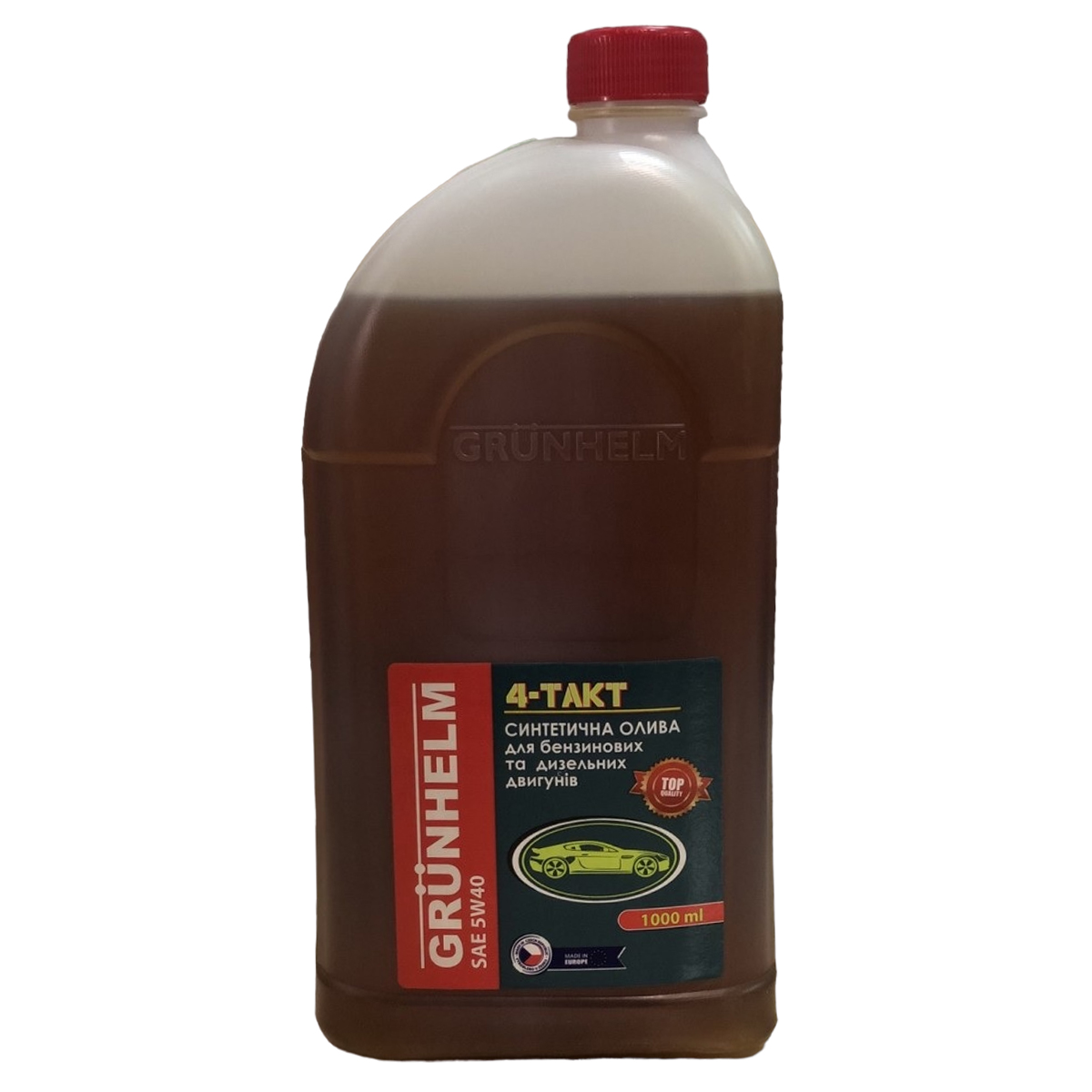 Масло для 4-х тактных двигателей 4-TAKT SAE 5W40 1л Grunhelm