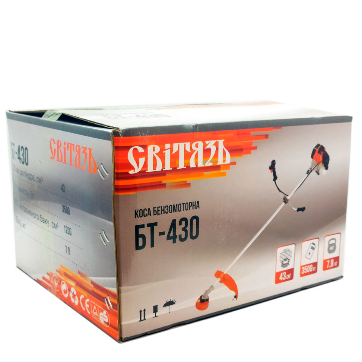 Мотокоса Свитязь БТ-430