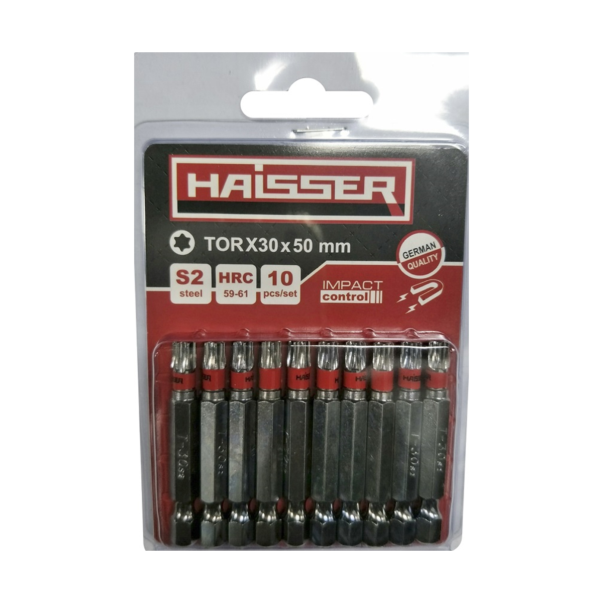 Набір біт Haisser TORX 30X50 мм 10шт