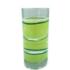 Набор стаканов VT-5320/2 Зеленые параллели 230 мл Vittora 6 шт