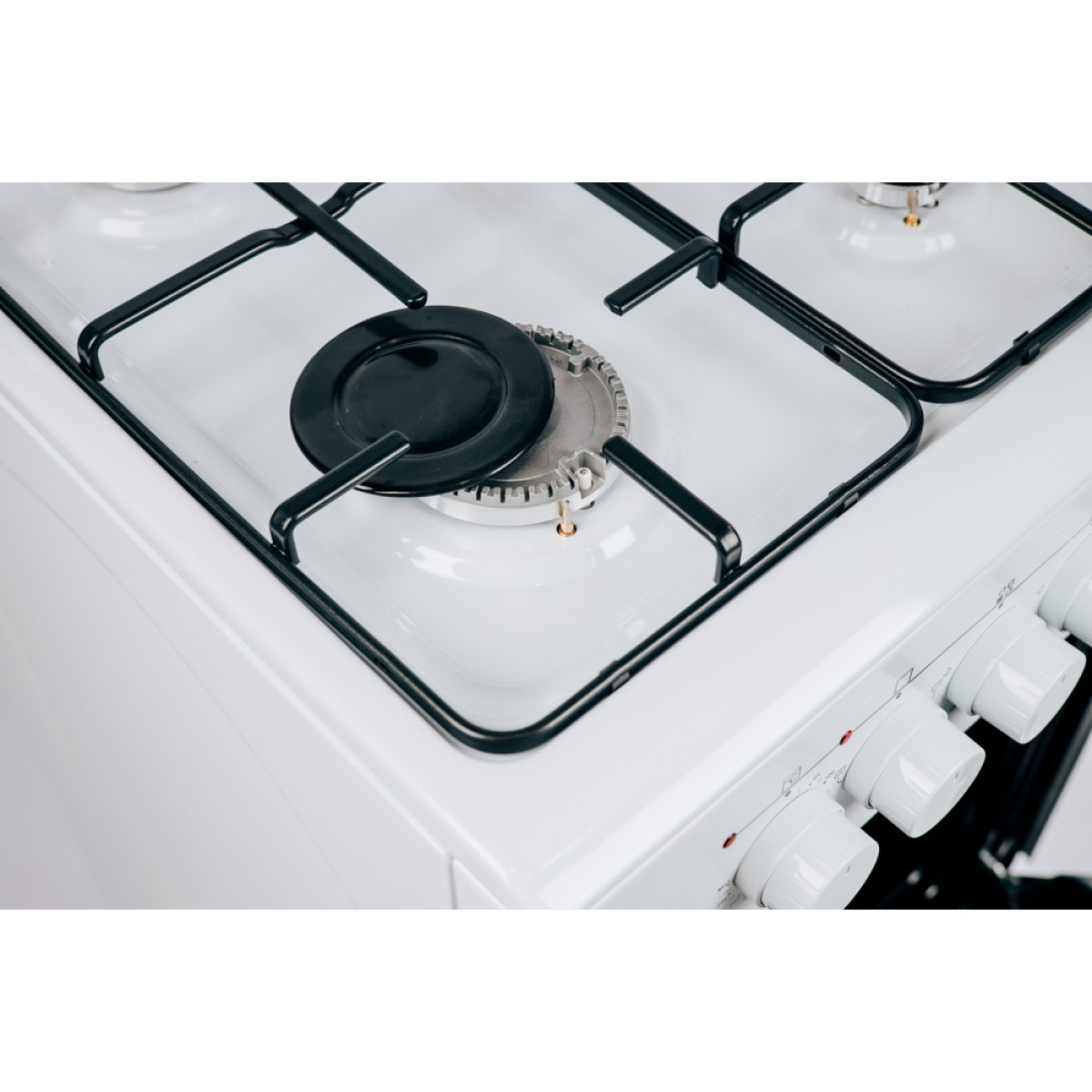 Плита газоэлектрическая белая Grunhelm FM5611W