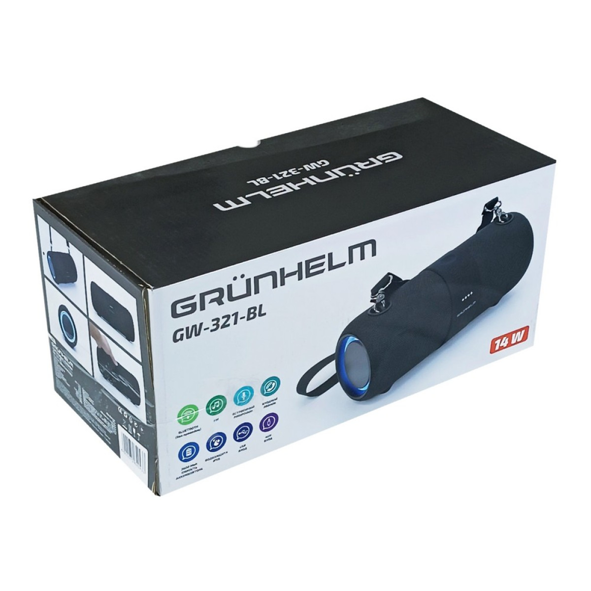 Портативна колонка 2.0 GW-321-BL Grunhelm