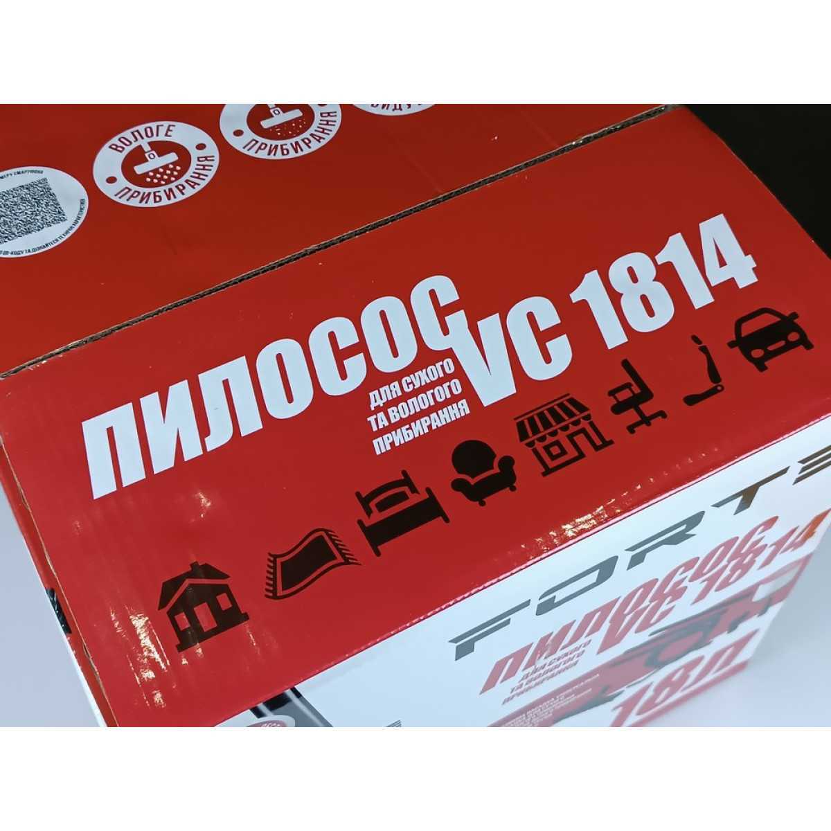 Пылесос для влажной и сухой уборки FORTE VC1814