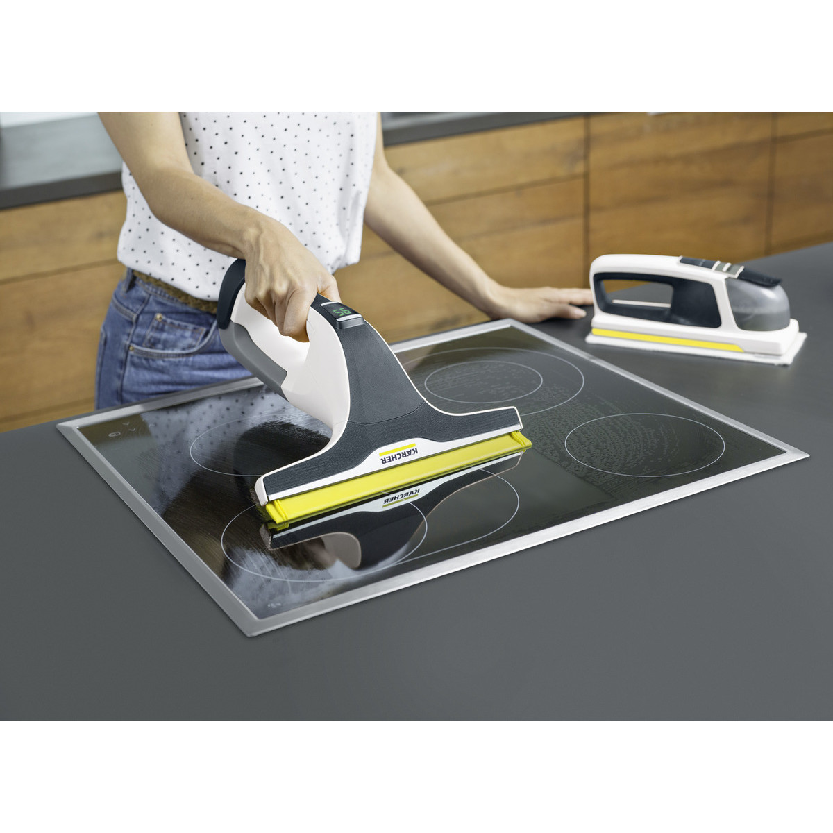 Пилосос віконний WV 6 Premium + KV 4 Premium White Karcher