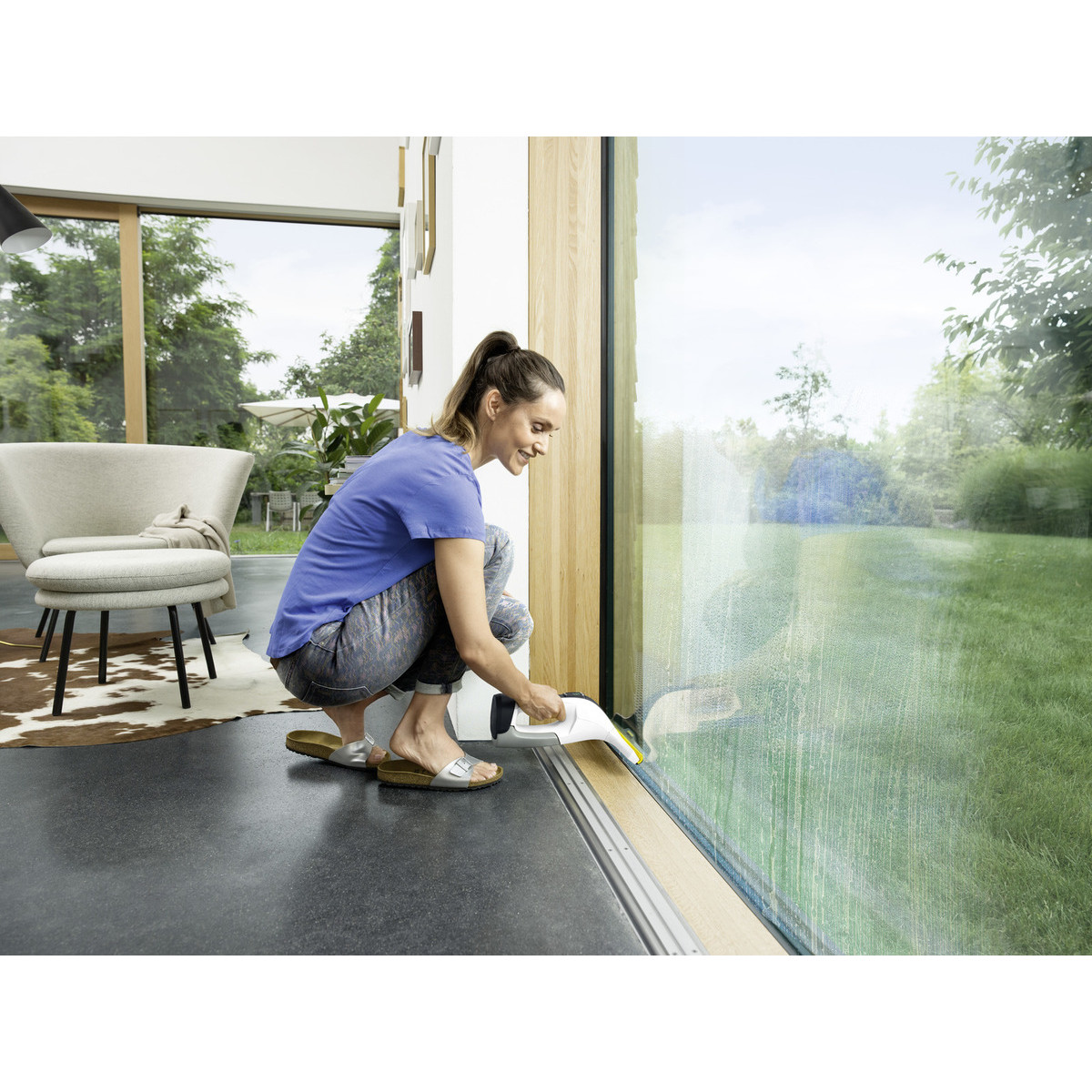 Пилосос віконний WV 6 Premium + KV 4 Premium White Karcher