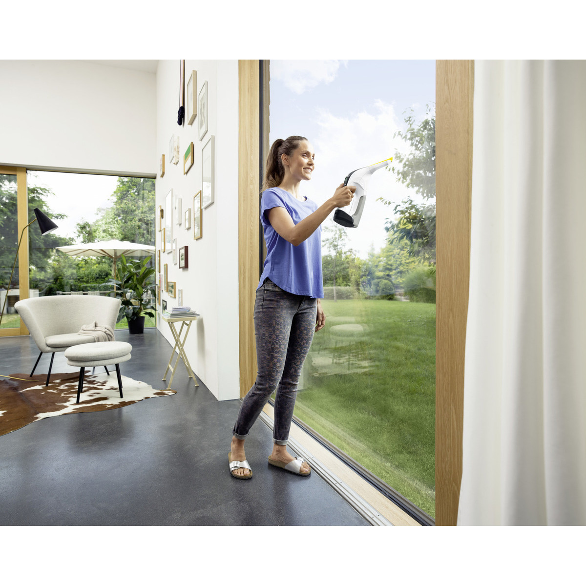Пилосос віконний WV 6 Premium + KV 4 Premium White Karcher