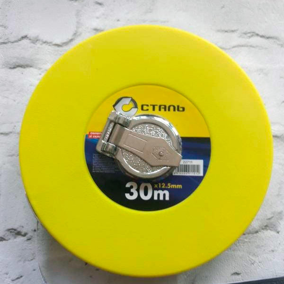 Рулетка скловолоконна 22711 Сталь 30 м