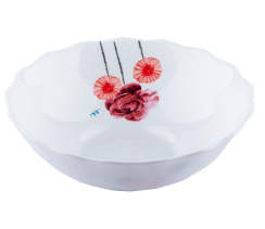 Салатник V-155AF Акварельные цветы wave Vittora 155 мм