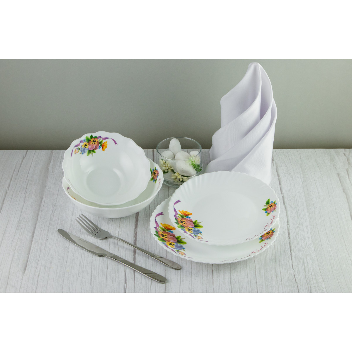 Салатник V-155V Фиалки Wave Vittora 155 мм