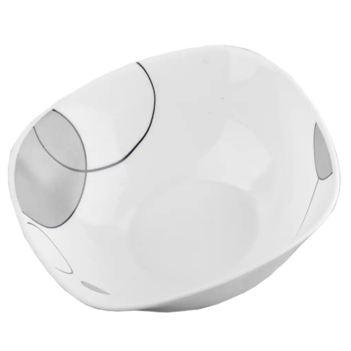 Салатник V-165Sgb Сірі бульбашки square Vittora 165 мм