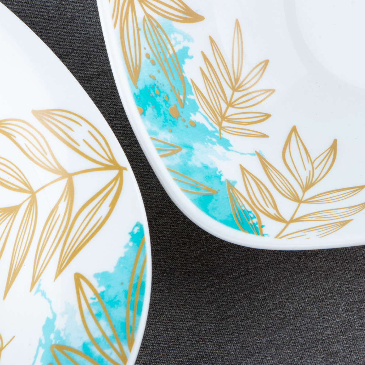 Салатник V-165Sgr Золотая ветвь square Vittora 165 мм