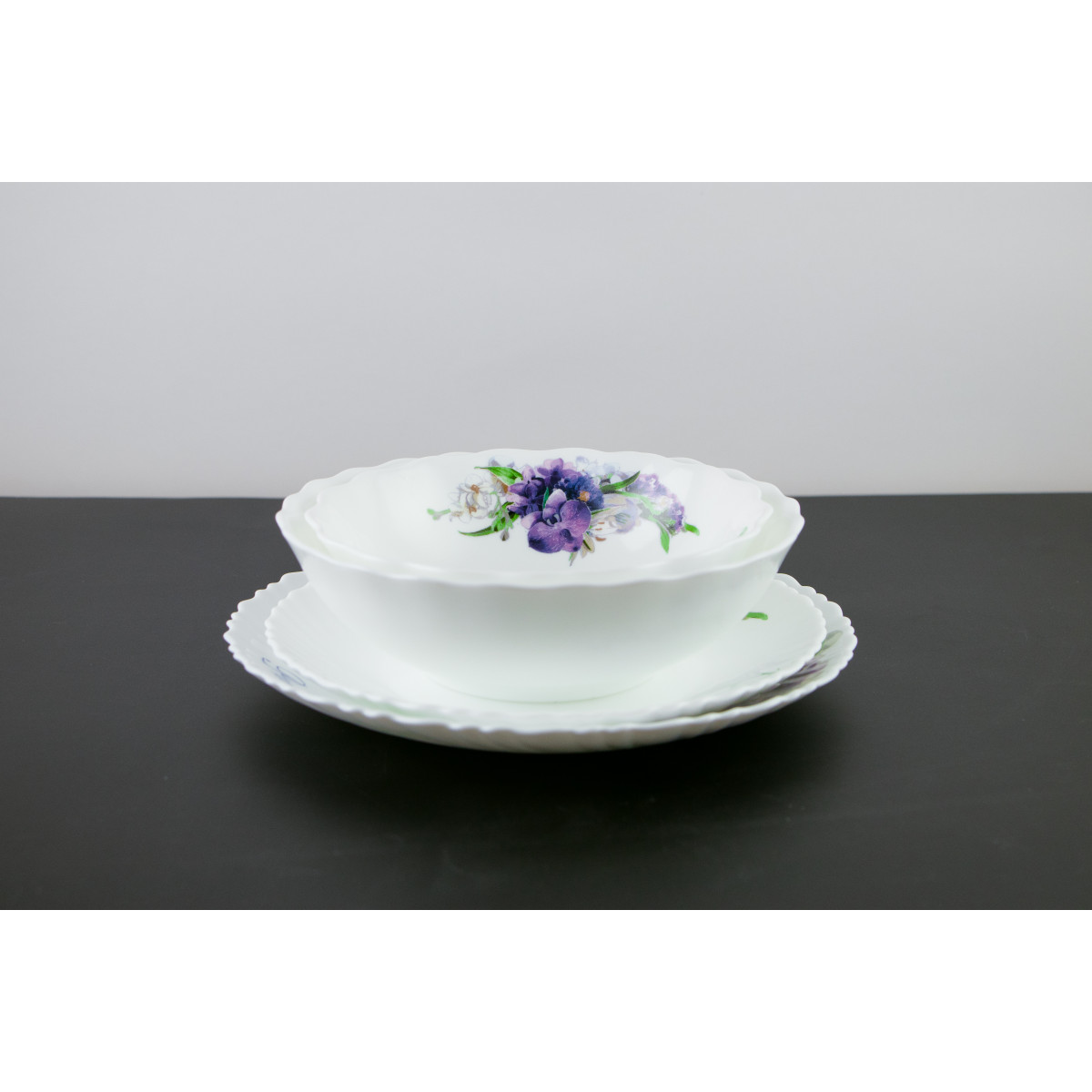 Салатник V-175PO Фиолетовая орхидея Wave Vittora 175 мм