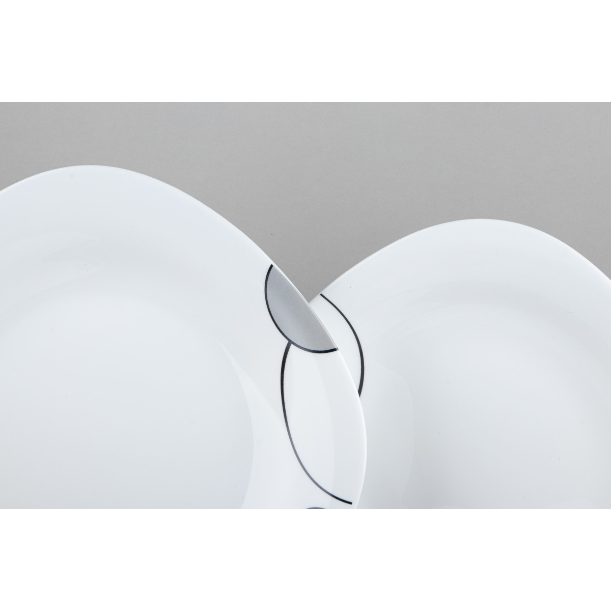 Салатник V-190Sgb Сірі бульбашки square Vittora 190 мм