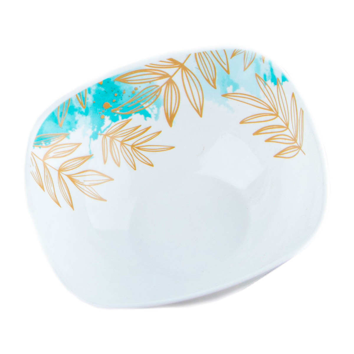 Салатник V-190Sgr Золотая ветвь square Vittora 190 мм