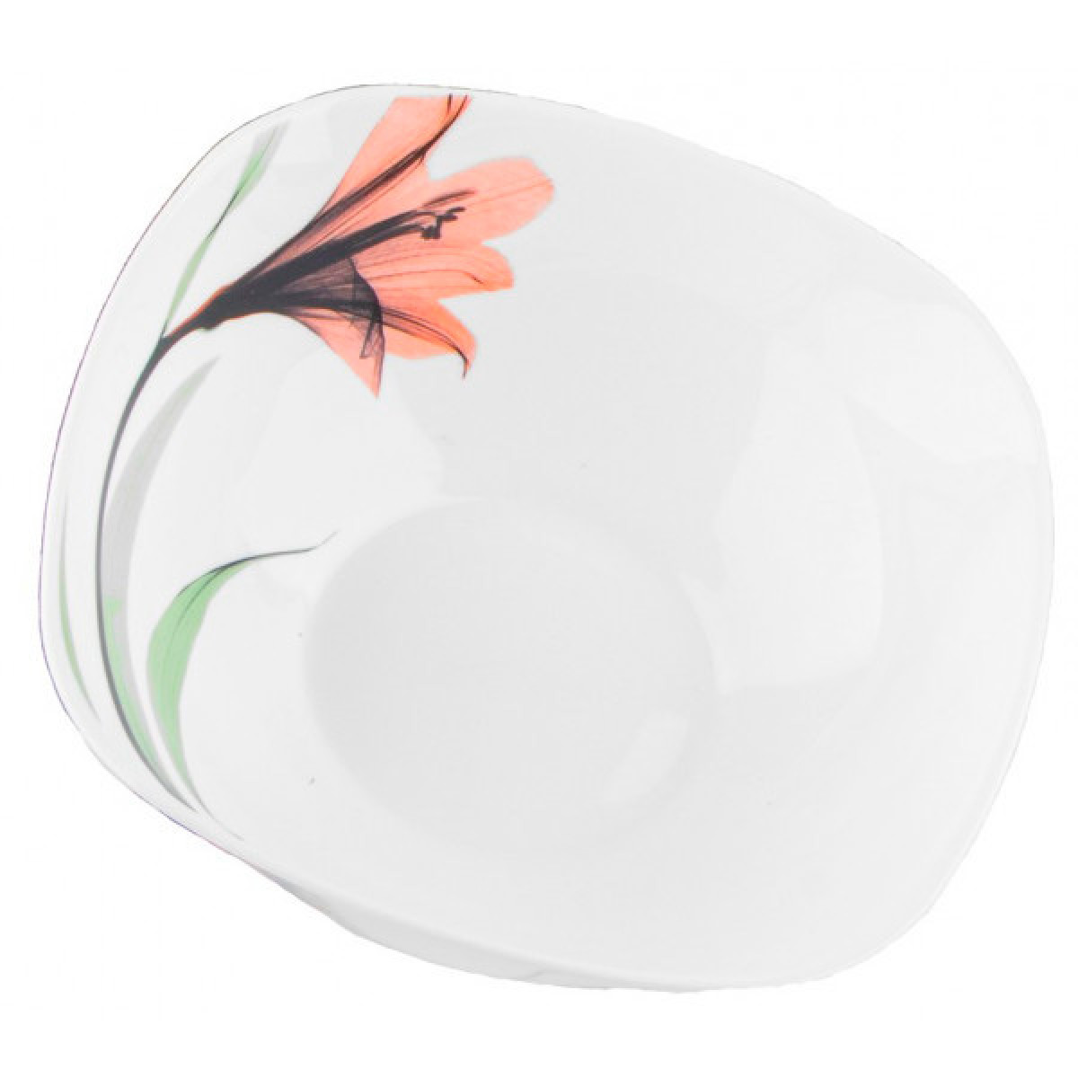 Салатник V-190Spl Розовая лилия square Vittora 190 мм