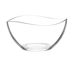 Салатник VS-6188 скляний Хвиля 210 мм 1880 мл VERSAILLES