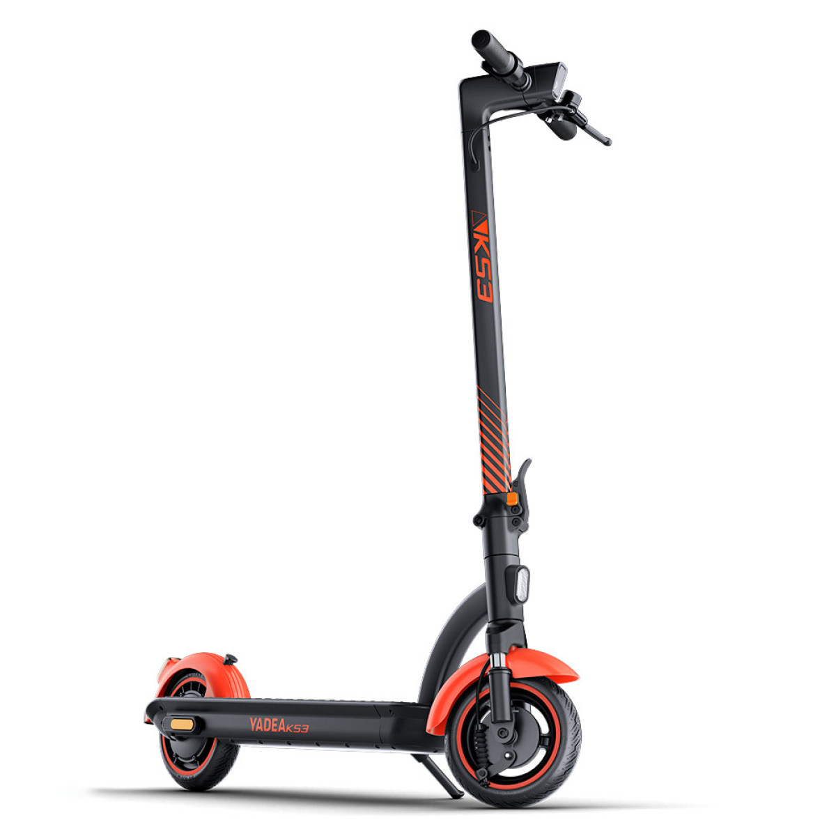 Самокат акумуляторний YADEA KS3 чорно-червоний, 500Вт