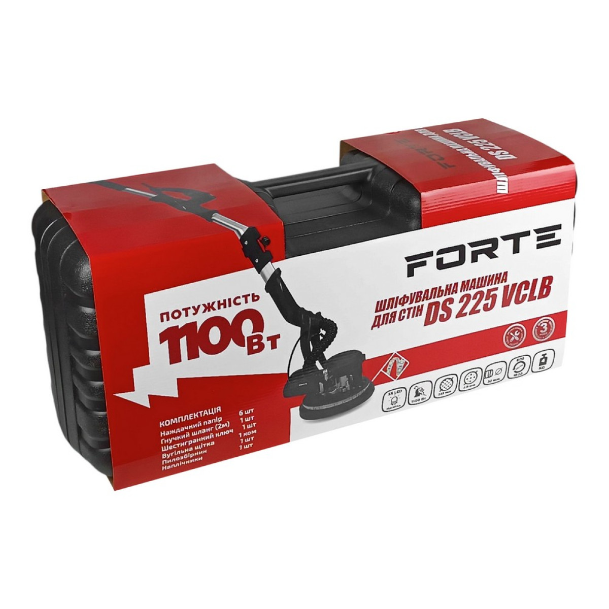 Шліфмашина для стін DS-225-VCLB Forte