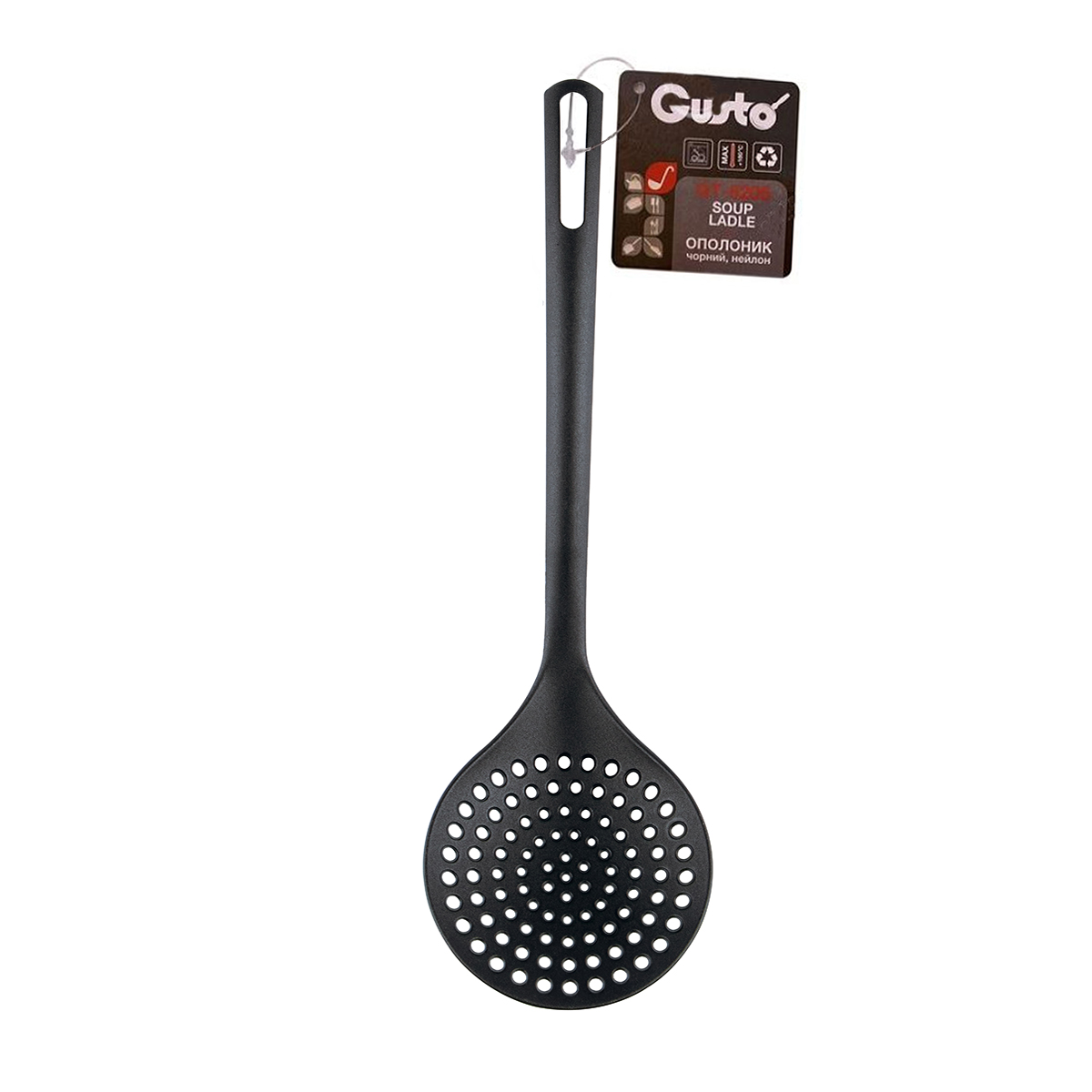 Шумовка чорна GT-5201 нейлон Gusto