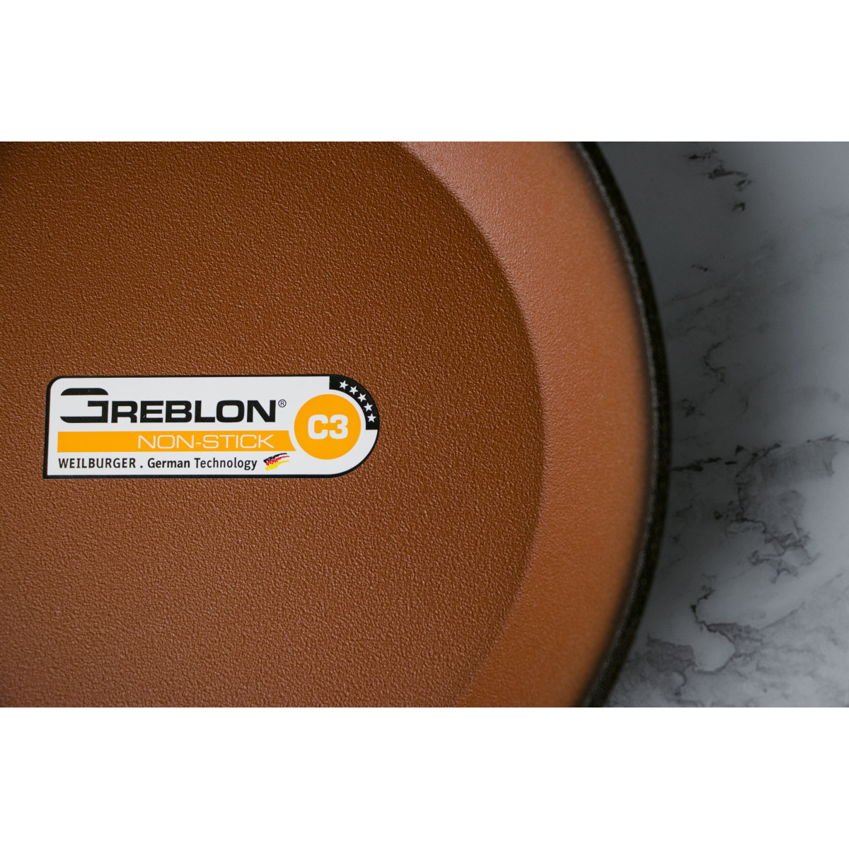 Сковорідка GARNET PR-2103-28 покриття GREBLON C3 280 x 50 мм PEPPER