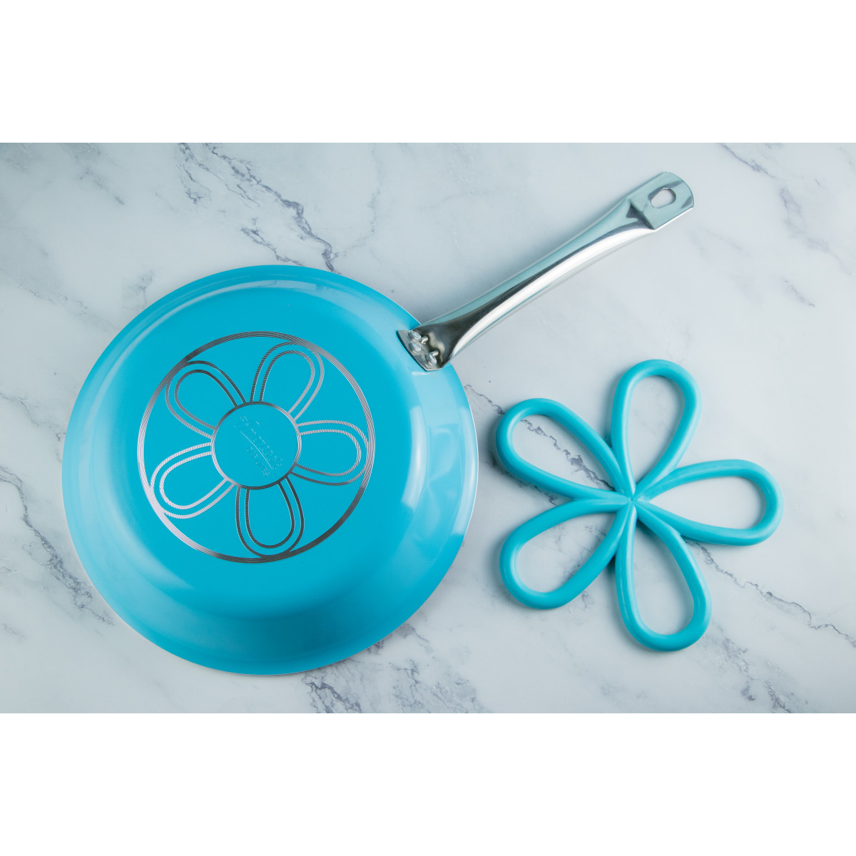 Сковорідка з підставкою BLUE FLOWER 24 x 5 см PR-2104-24 PEPPER