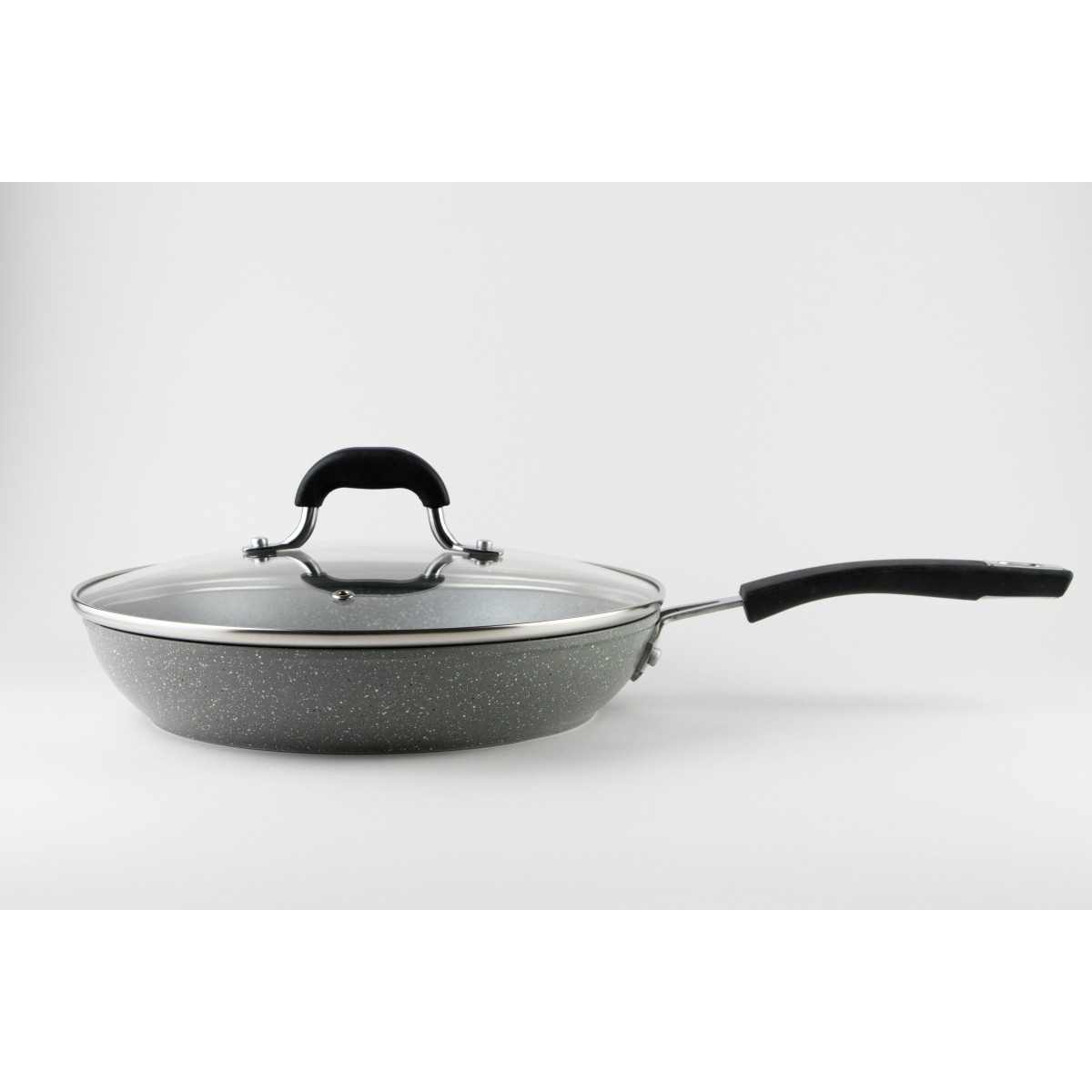 Сковорідка з кришкою GT-2107-28/1 GRANITE 28 х 5.3 мм GUSTO